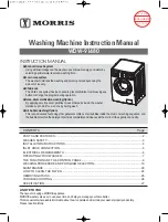 Предварительный просмотр 1 страницы Morris WDW-91480 Instruction Manual