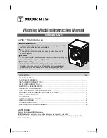 Предварительный просмотр 1 страницы Morris WDW-91490 Instruction Manual