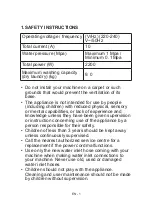 Preview for 4 page of Morris WIW-91212 User Manual