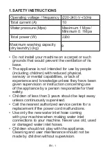 Предварительный просмотр 4 страницы Morris WIW-91215 User Manual