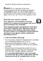 Предварительный просмотр 5 страницы Morris WIW-91216 User Manual