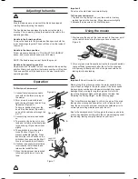 Предварительный просмотр 6 страницы Morrison Electric Hover Mower Owner'S Manual