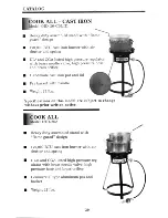 Preview for 40 page of Morrone HD-26 Owner'S Manual And Cooking Manual