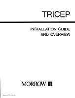 Preview for 1 page of Morrow Tricep Installation Manual