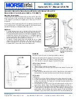 Предварительный просмотр 3 страницы morse 0409 Operator'S Manual