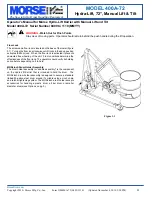 Предварительный просмотр 4 страницы morse 0409 Operator'S Manual