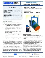 morse 185A-HD Operator'S Manual предпросмотр