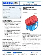 Предварительный просмотр 1 страницы morse 201 Series Operator'S Manual