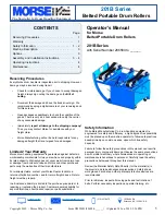 morse 201B Series Operator'S Manual preview