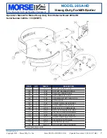 Предварительный просмотр 7 страницы morse 285A-HD Operator'S Manual