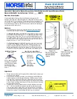 Предварительный просмотр 3 страницы morse 285AM-HD Operator'S Manual