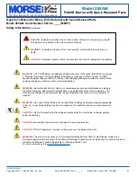 Предварительный просмотр 2 страницы morse 285AM Operator'S Manual