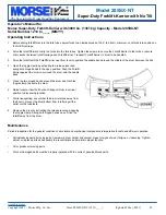 Предварительный просмотр 4 страницы morse 285SX-NT Operator'S Manual