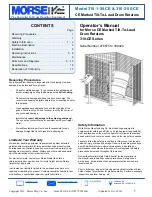 morse 310-1-50-CE Operator'S Manual preview