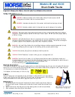 Preview for 2 page of morse 40 Operator'S Manual