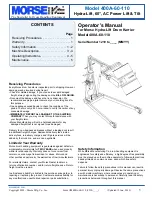 morse 400A-60-110 Operator'S Manual preview