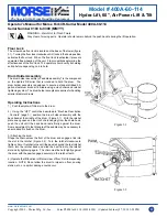 Preview for 4 page of morse 400A-60-114 Operator'S Manual