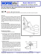 Предварительный просмотр 4 страницы morse 400A-60-115 Operator'S Manual