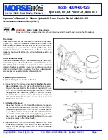 Предварительный просмотр 4 страницы morse 400A-60-125 Operator'S Manual