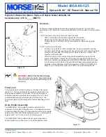 Предварительный просмотр 4 страницы morse 400A-96-125 Operator'S Manual