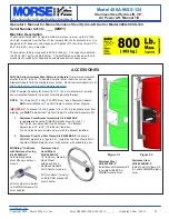 Preview for 3 page of morse 400A-96SS-124 Operator'S Manual