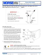 Preview for 5 page of morse 400A-96SS Operator'S Manual