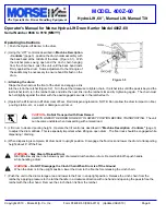 Preview for 6 page of morse 400Z-60 Operator'S Manual