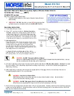 Preview for 5 page of morse 410-124 Operator'S Manual