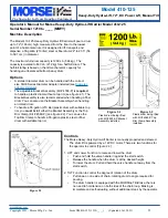 Предварительный просмотр 3 страницы morse 410-125 Operator'S Manual