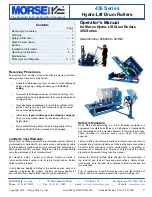 morse 456 Series Operator'S Manual предпросмотр