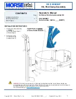 morse 4560B-P Operator'S Manual preview