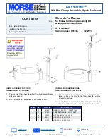 morse 4560M-P Operator'S Manual preview