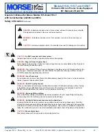 Предварительный просмотр 2 страницы morse 515M-T Operator'S Manual