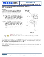 Предварительный просмотр 4 страницы morse 520-114 Operator'S Manual