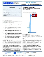 morse 520-115 Operator'S Manual предпросмотр