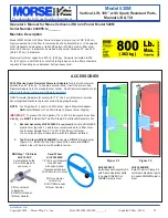 Предварительный просмотр 3 страницы morse 520M Operator'S Manual