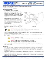 Предварительный просмотр 5 страницы morse 520M Operator'S Manual