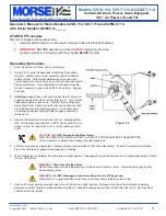 Preview for 5 page of morse 525-N-114 Operator'S Manual