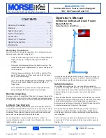 morse 525-N-115 Operator'S Manual предпросмотр