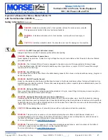 Preview for 2 page of morse 525-N-115 Operator'S Manual