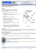 Preview for 4 page of morse 525-N-115 Operator'S Manual