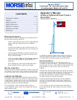 morse 525M-T Operator'S Manual предпросмотр