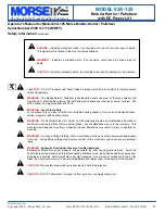 Предварительный просмотр 2 страницы morse 82A-125 Operator'S Manual