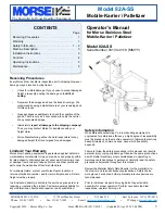 morse 82A-SS Operator'S Manual предпросмотр