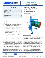 morse 82AM-GT Operator'S Manual preview