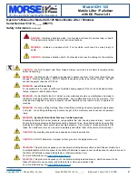 Предварительный просмотр 2 страницы morse 82H-125 Operator'S Manual