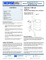 morse 82H-SS-125 Operator'S Manual preview