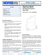 morse 85AM Operator'S Manual preview