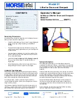 morse 91 Operator'S Manual preview