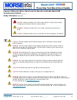 Предварительный просмотр 2 страницы morse GRIP+GO 290F Operator'S Manual